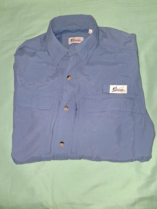 Sportsman Other - 💙 NWOT Mens WWS Sky Blue Lightweight Button-Front Top Long Sleeved Lightweight